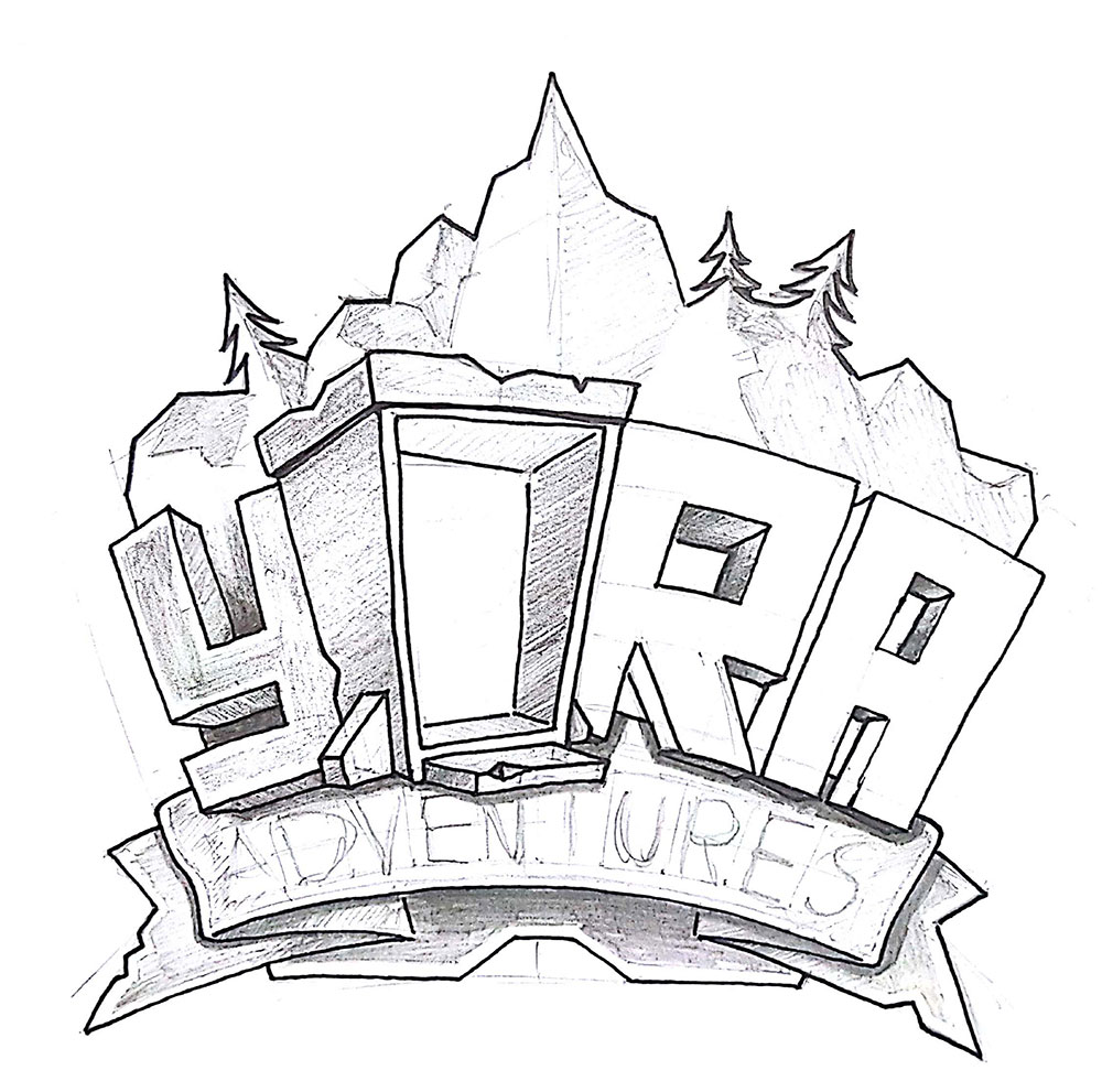 One of the first sketches of the logo