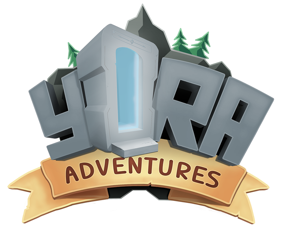 The first logo of Yora Adventures